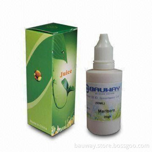 E-Liquid with 5/10/30/50mL Volume, Available in Various Flavors, Customized Specifications Welcomed
